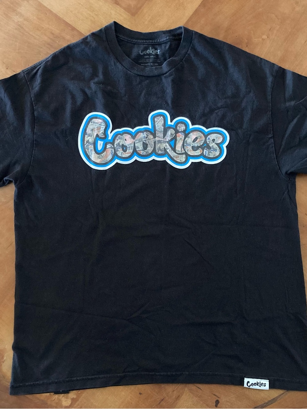 XL Cookies Black Short Sleeve Logo Tee “OG Mint Money”
